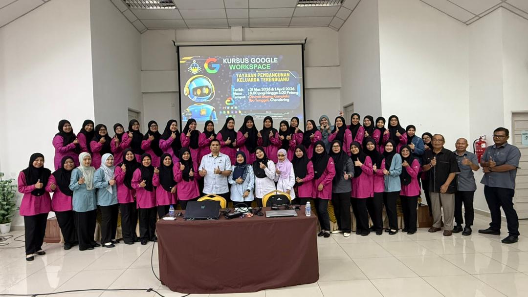 Kursus Google Workspace YPKT Perkasa Kemahiran Digital Peserta